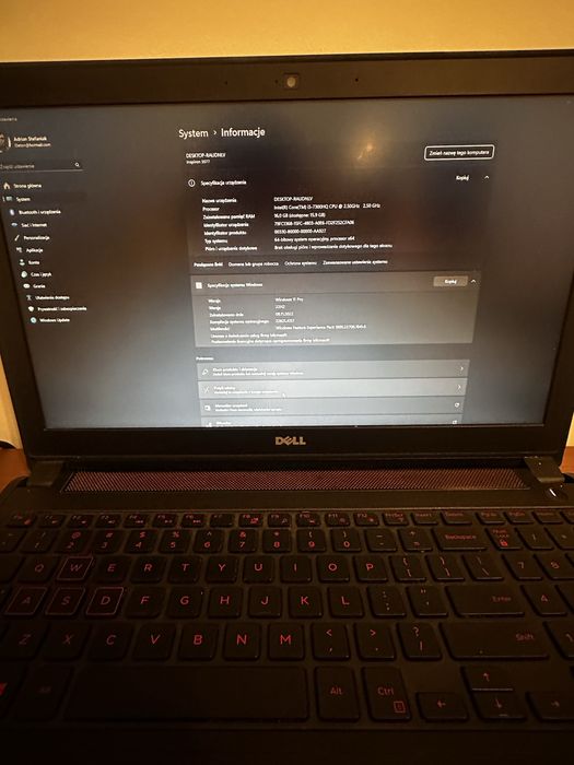 Dell Inspiron 7300, GTX 1050, i5 7300HQ, 16gb ram