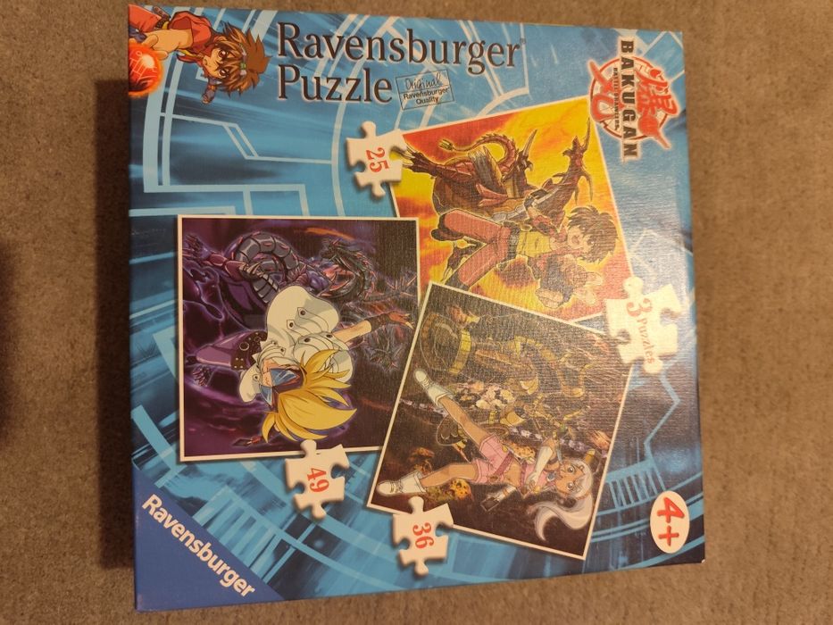 Puzzle BAKUGAN x3