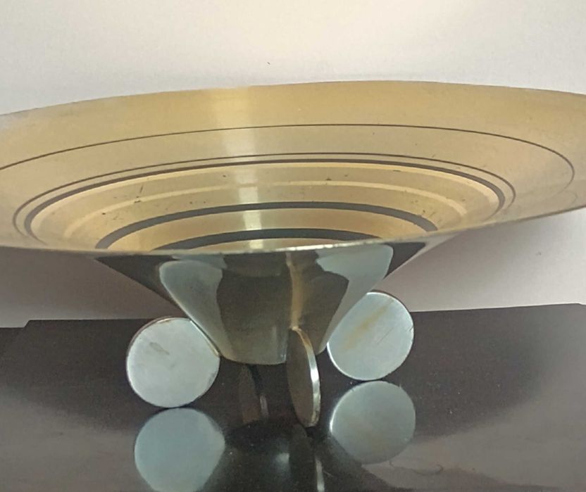 Duża patera Art Deco, z serii  Ikora WMF, lata 30.