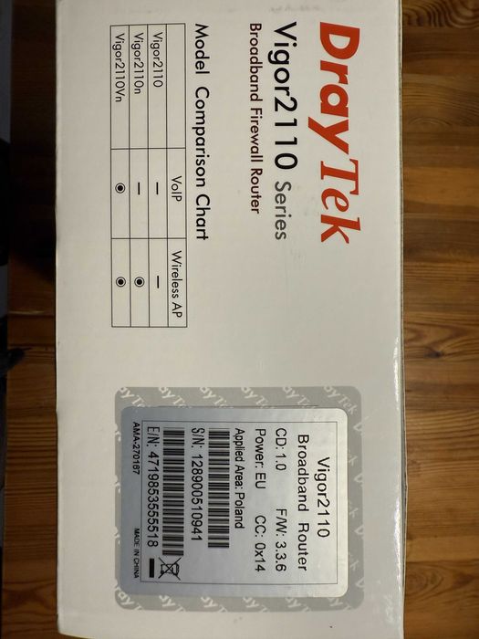 Router DrayTek Vigor2110