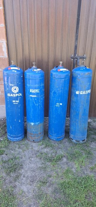 Zestaw butli gaspol  propan 33 kg