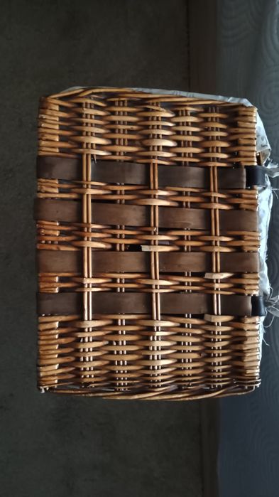 Kosz wiklinowy na pranie