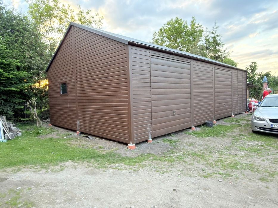 Garaż 6x6 orzech mat