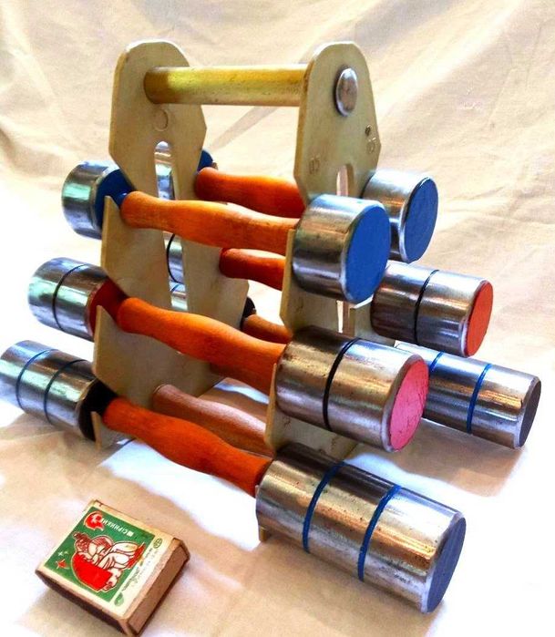 Антикварні гантелі 80 років для дітей від 2 до 15 років