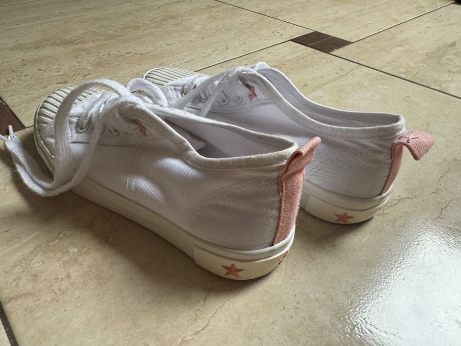 Trampki białe rozmiar 35