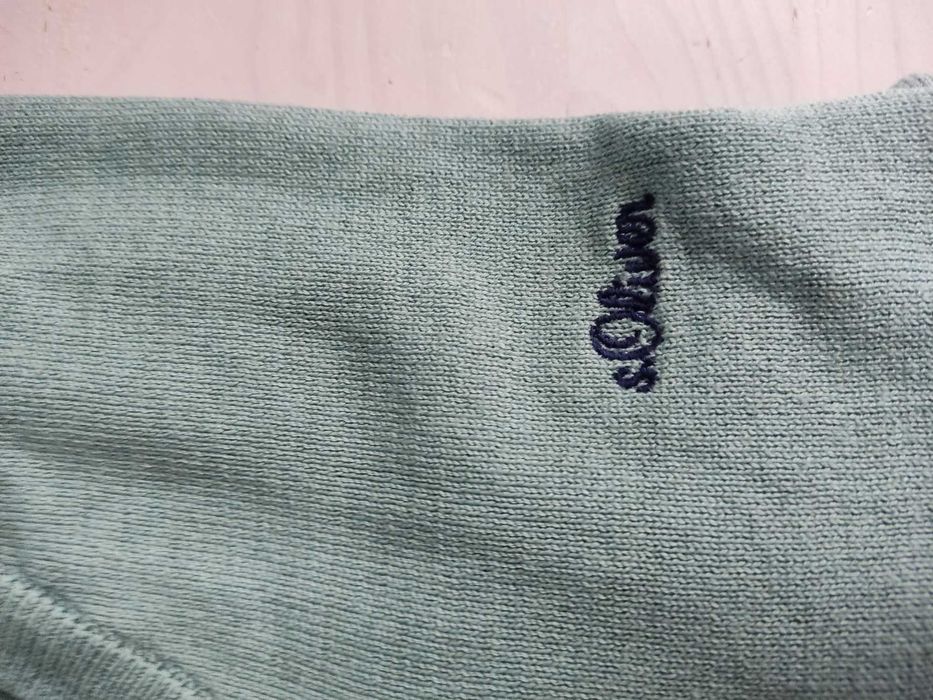 Sweter serek s.Oliver zielony