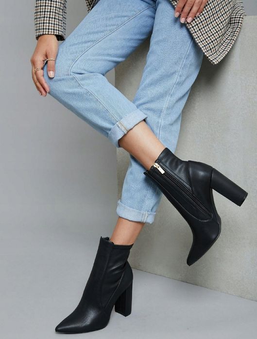 Kozaczki na słupku r. 43/44 Wkładka 29cm