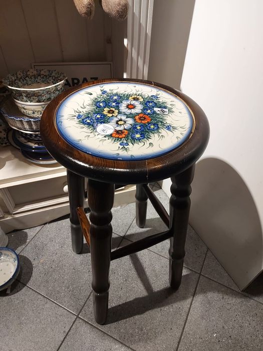 Taboret Ceramika Bolesławiec Unikat