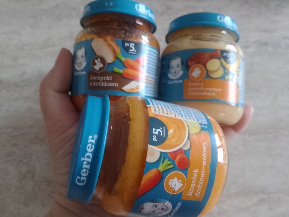 Obiadki Gerber 3szt Gratis
