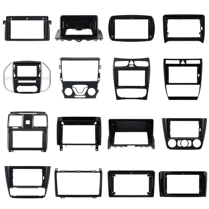 Molduras e cabos para rádio android BMW Renault Peugeot, Audi 9/10"