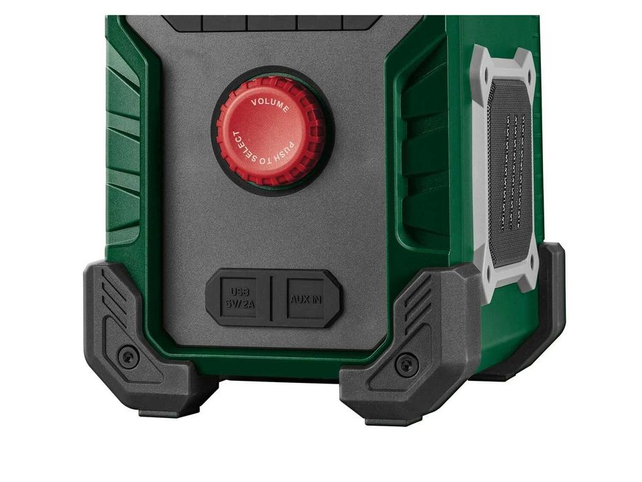 Rádio Portatil Parkside a bateria de 20 V / 12 V ou 230 V