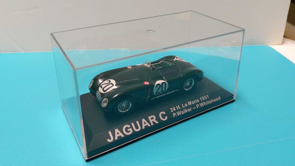 Top Model 1/43 – Jaguar Type C N°20 Verte – Vainqueur Le Mans 1951