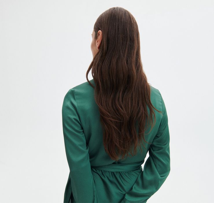 Сатинова сукня на запах Reserved стан нової