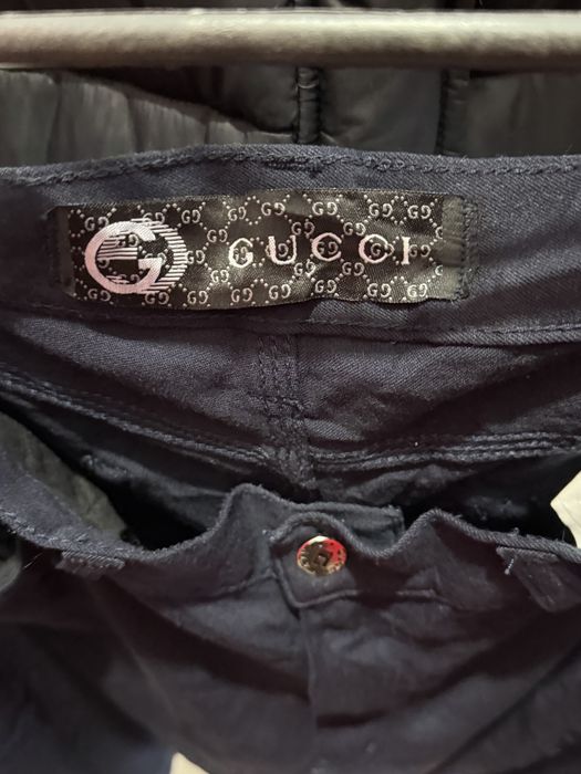 Винтажные джинсы Gucci Italy Y2K straight fit W33-34