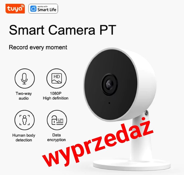 Kamera WiFi IP monitoring,wykrywanie,dźwięk