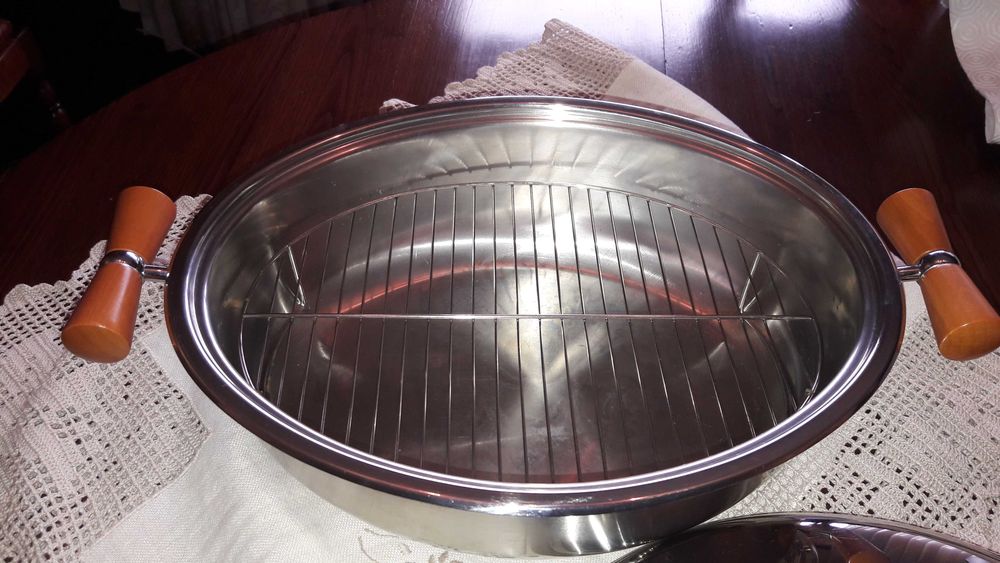 Tacho tapado em aço inoxidável (pesado)