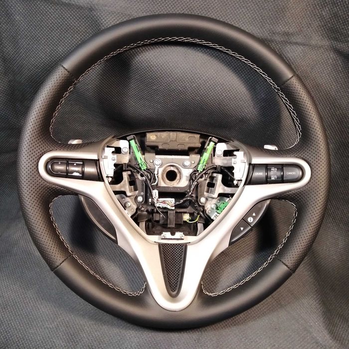 Obszywanie skórą kierownic, gałek, mieszków - Białystok