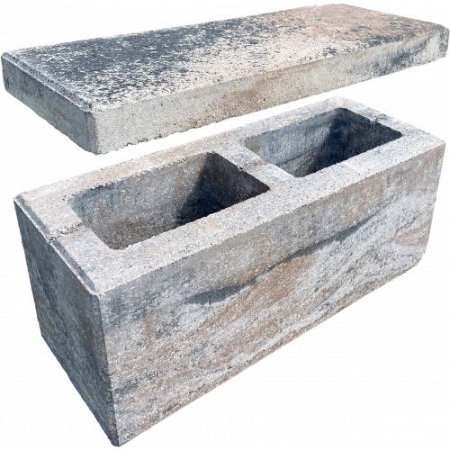 Блок Ранчо колормікс/ блок на паркан/ модульний блок/ блок колормікс