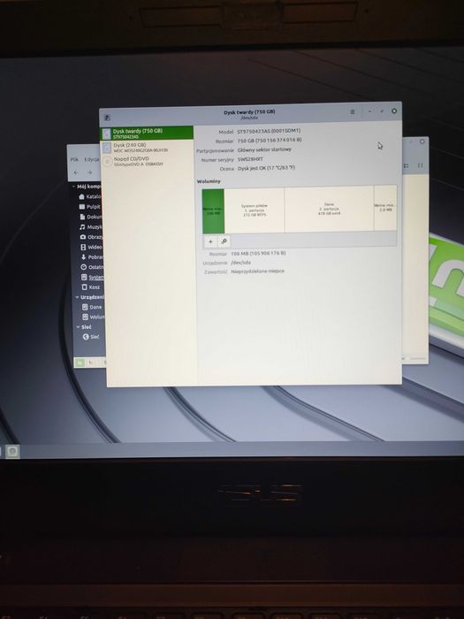 Asus G53SW i7 16GB RAM, 2 dyski