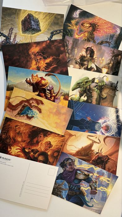 26 postais com o tema "Magic: the Gathering"