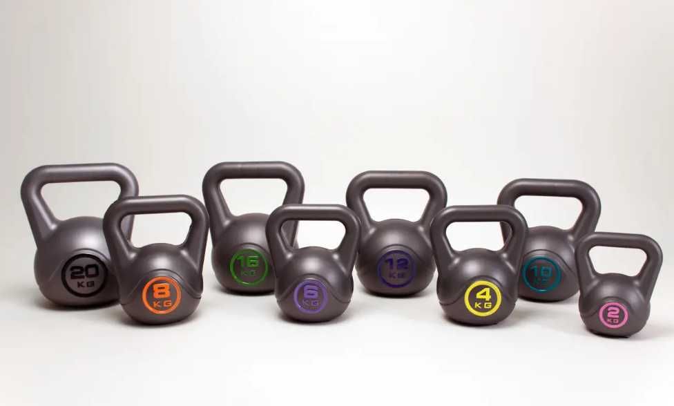 Гиря 6 кг 8 кг 10 кг 16 кг 20 кг спортивная вініл Гири Гирі | все веса