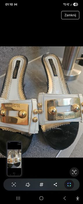 Klapki Dolce Gabbana.