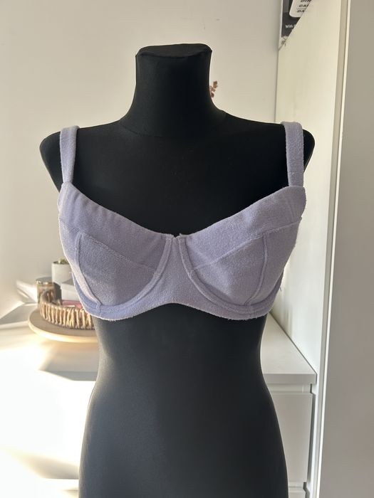 Biustonosz kąpielowy z froty Victoria’s Secret rozmiar 36DD / 80E
