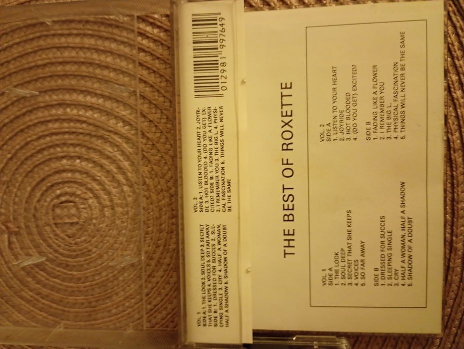 2 x Kasety magnetofonowe, Roxette, Greatest hits
