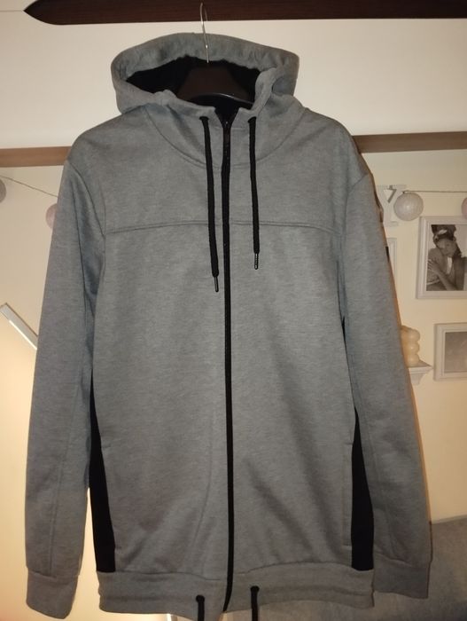 Bluza sportowa męska Softshell tech z kapturem XXL