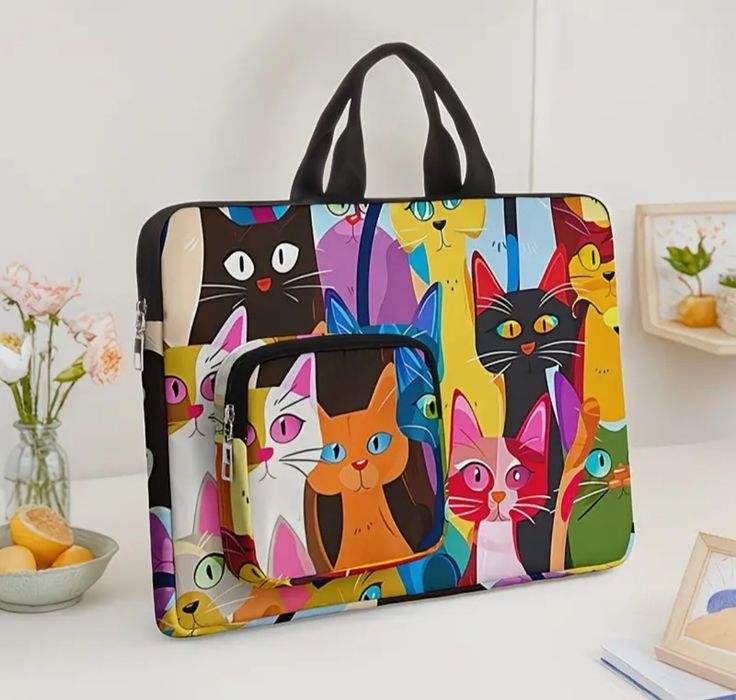 Torba na laptopa dla kociarzy 36,5 cm x 25 cm
