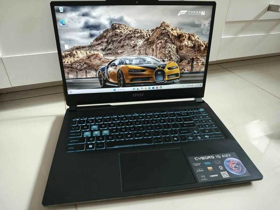 GAMINGOWY Laptop MSI CYBORG 15.6"i5 12x4.40Ghz,16GB,RTX4050-6GB-GW-7M