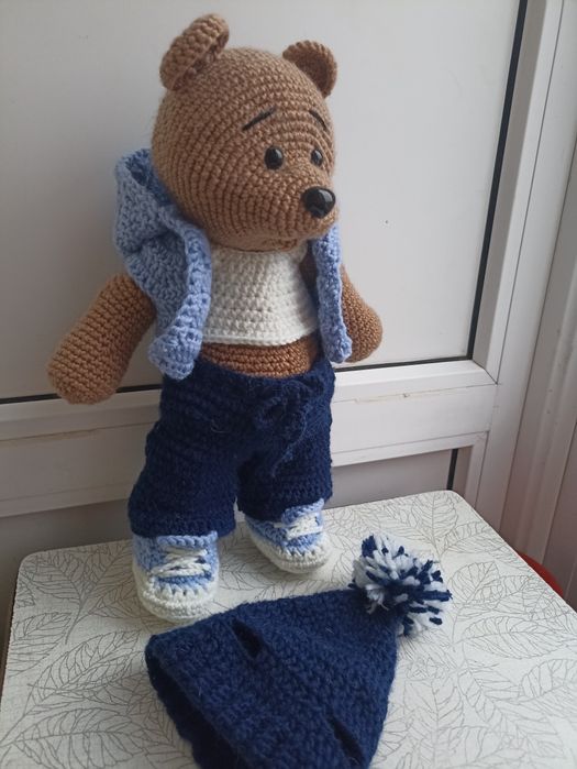 Мішаня амігурумі