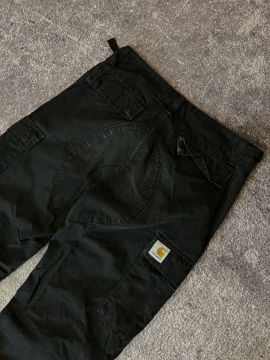 Carhartt aviation pants cargo Штани кархарт карго чорні на утяжках