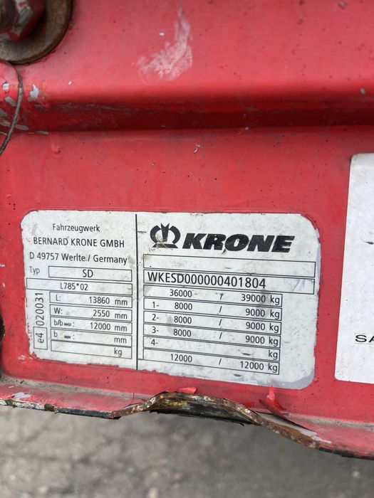 Причіп Krone  SD