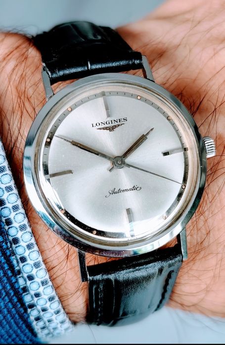 Oryginalny szwajcarski zegarek Longines z 1960