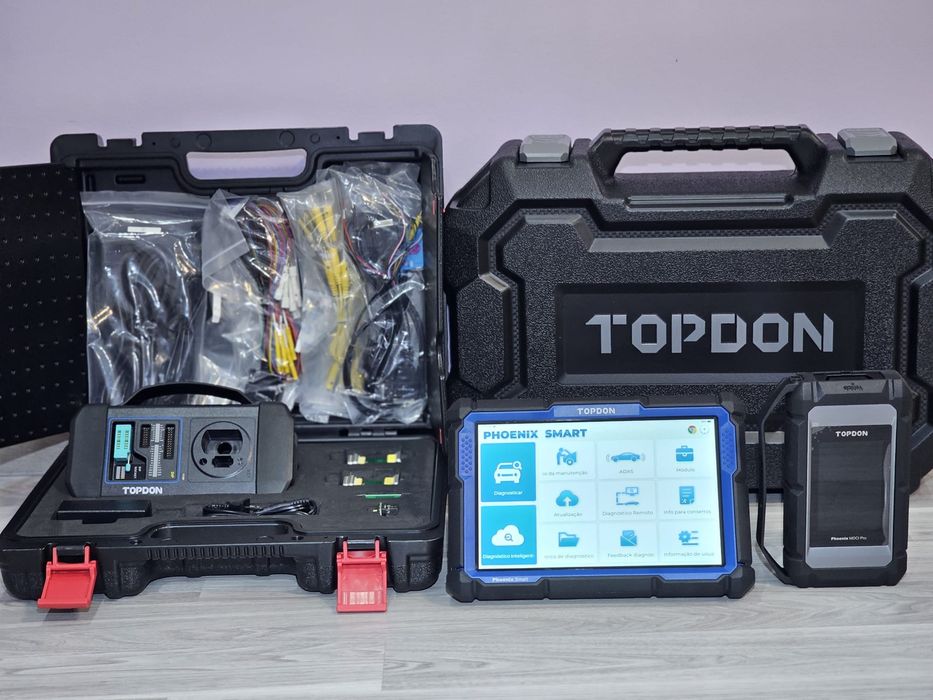 TOPDON PHOENIX SMART T-NINJA BOX Program. Chaves e Caixas Automáticas