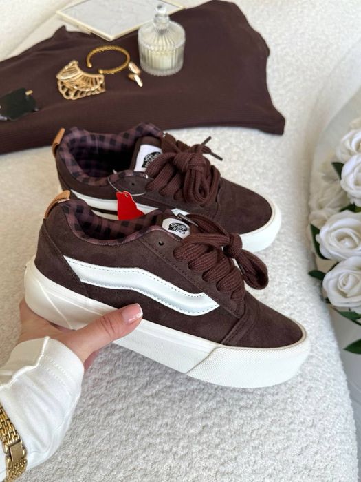 Жіночі кросівки Vans KNU Skool Brown