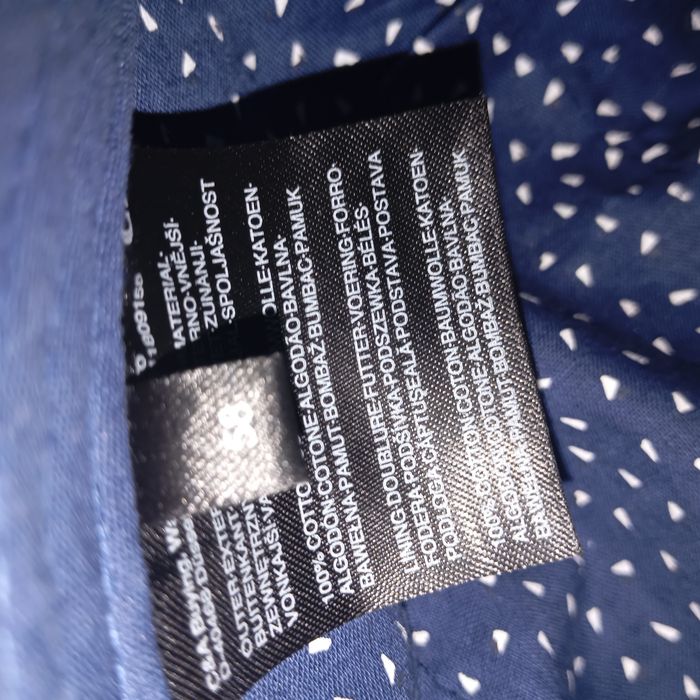Boné azul 100% algodão