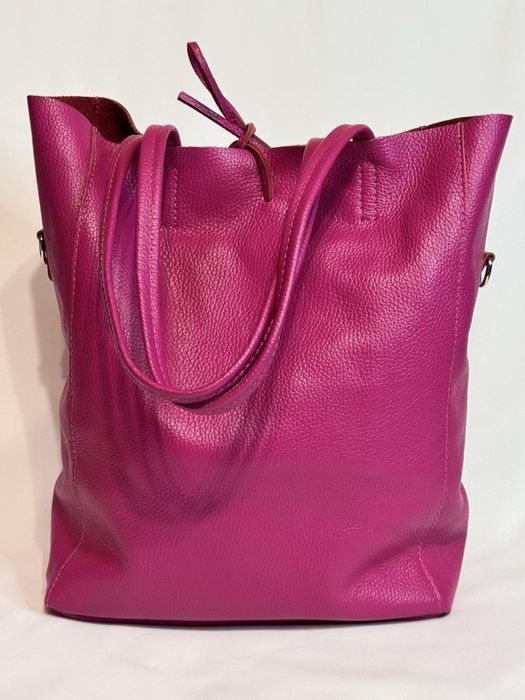 Vera pelle Італійська шкіряна мʼяка сумка шопер