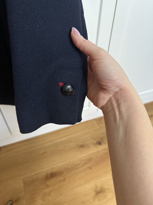 Kurtka Mango granatowa ciepla  s