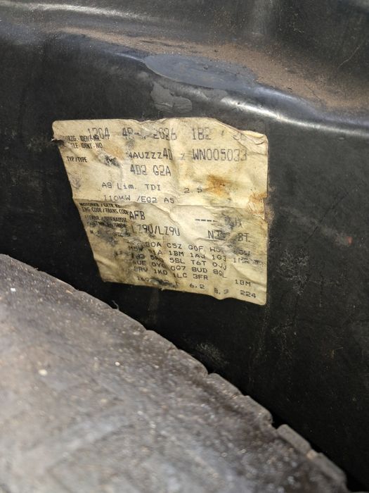 Разбираем Ауди А8D2