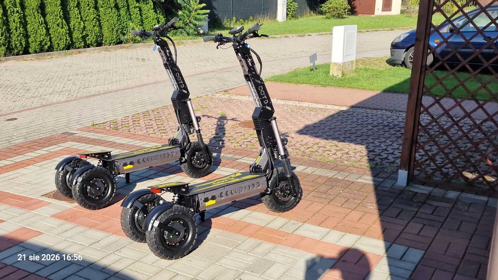 Duża Hulajnoga 3 kołowa OOTD T30 , 60V 3200W , zasięg 100KM , Stan jak Nowa.