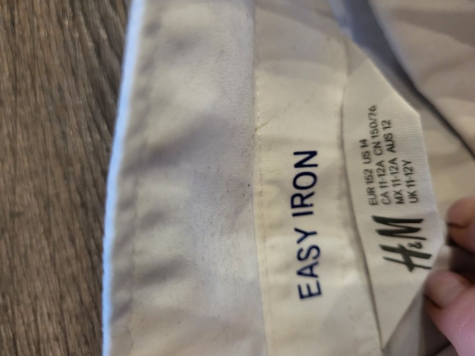 Koszula biała chłopieca  H&M Roz 152