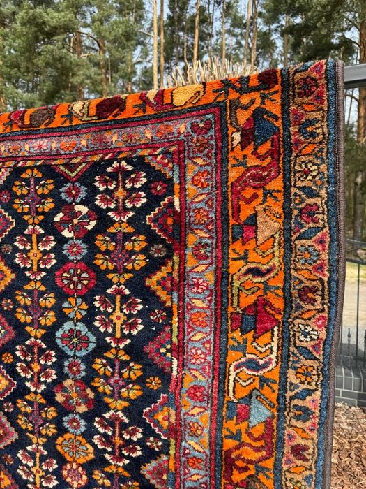 Vintage wełniany dywan perski r. tkany Iran Farahan 190x105 gal. 8 tyś