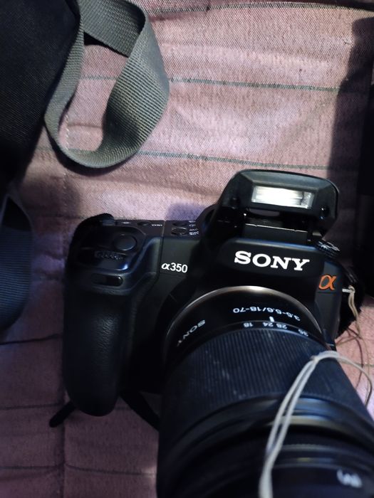 máquina fotográfica sony dslr-a350