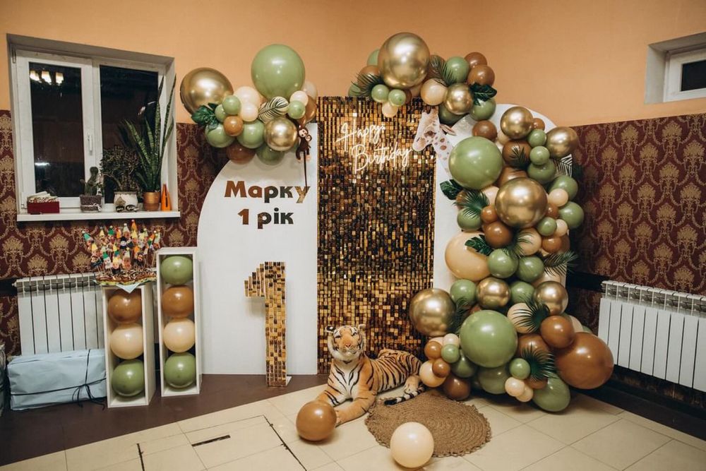 Фотозона , фотозона на годик, фотозона на рочо