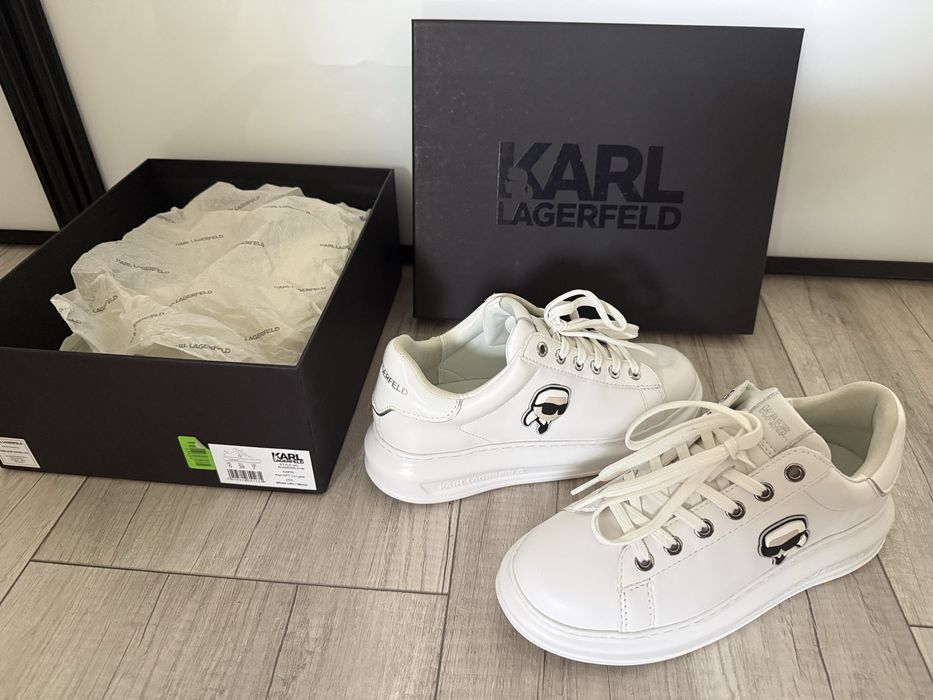 Sneakersy Karl Lagerfeld r.38 ale wypadają na 37