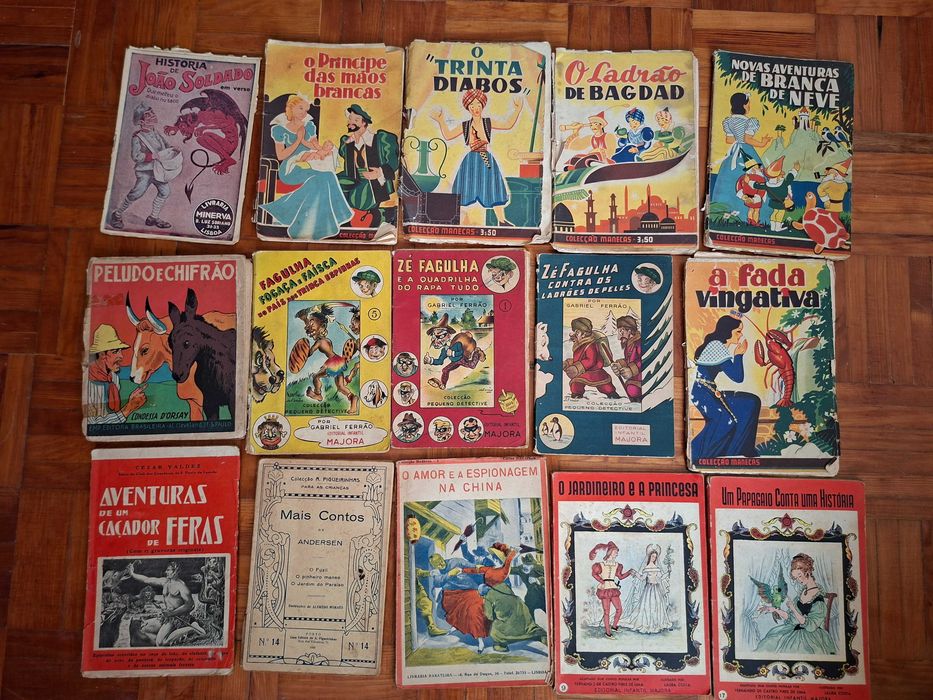 Livros antigos infantis Juvenis e literatura de cordel - 13 livros