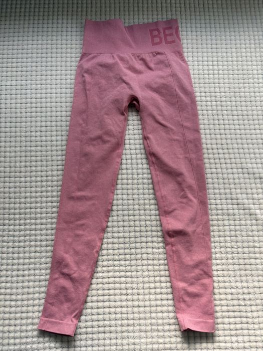 Legginsy push up róż xs