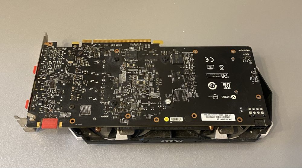 Karta Graficzna MSI GeForce GTX 960 2GT5T OC 2GB